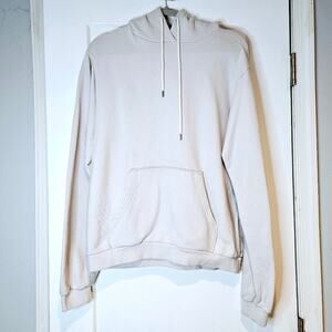 John Elliott Cotton Hoodie Beige Neutral Made in USA